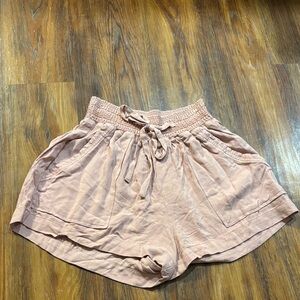 Ci Sono Women's Blush High Waist Shorts